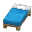 Light Blue Bed